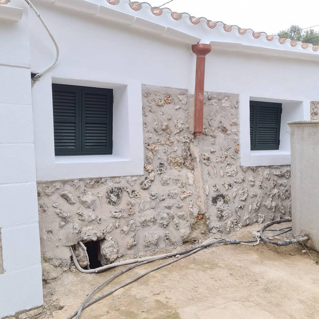 Rehabilitación de fachadas en Menorca