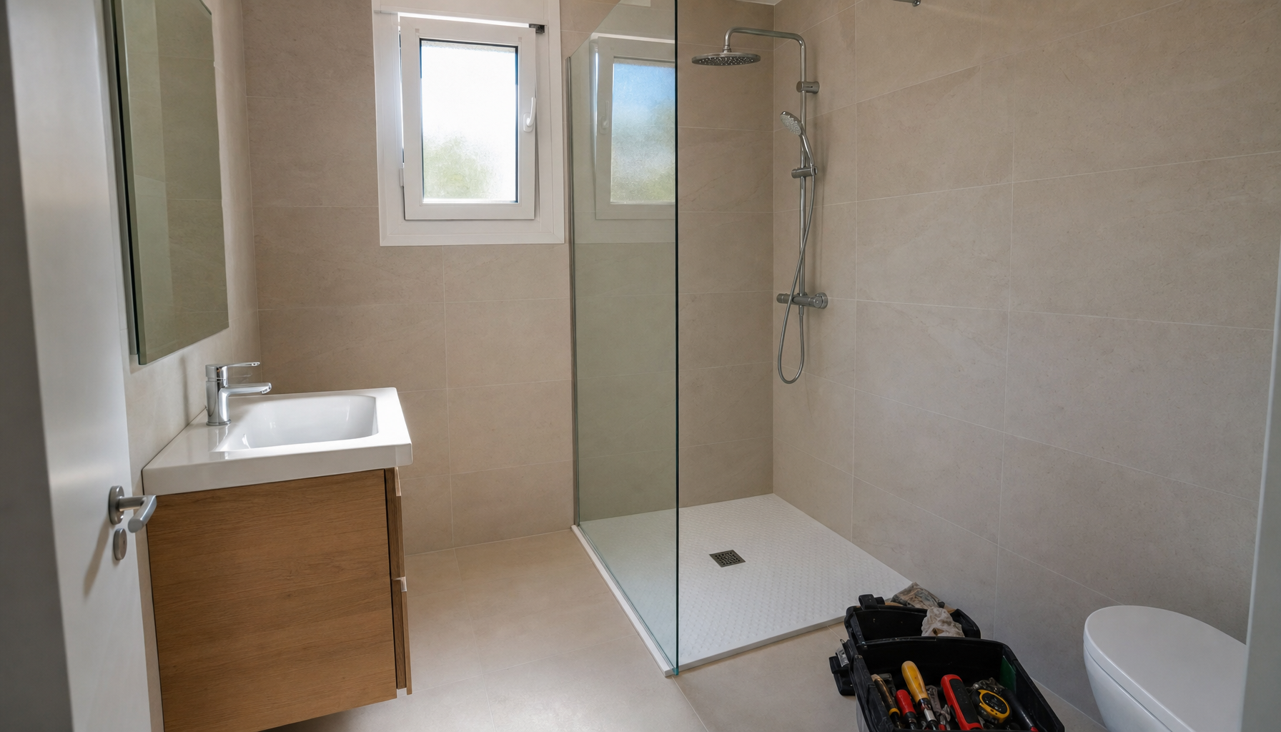 Cambio de bañera por ducha moderna en Sevilla
